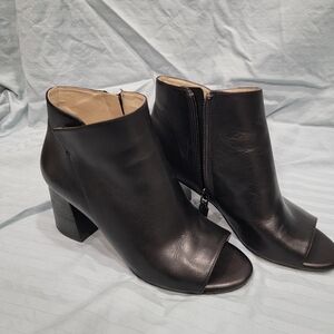 Cole Haan Black Leather Anisha Bootie - Size 5